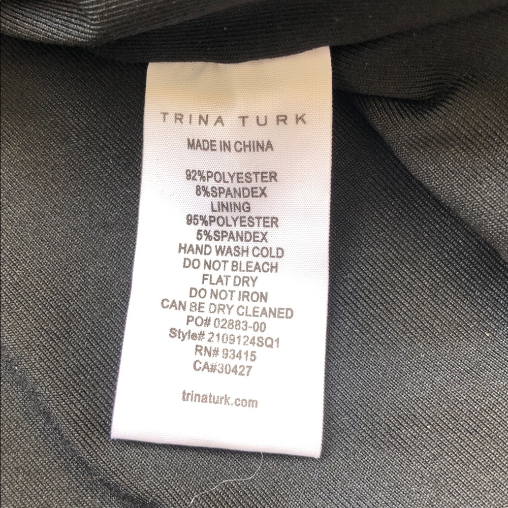 TRINA TURK Sprite Black Sequin Blouse Size S - Picture 7 of 9